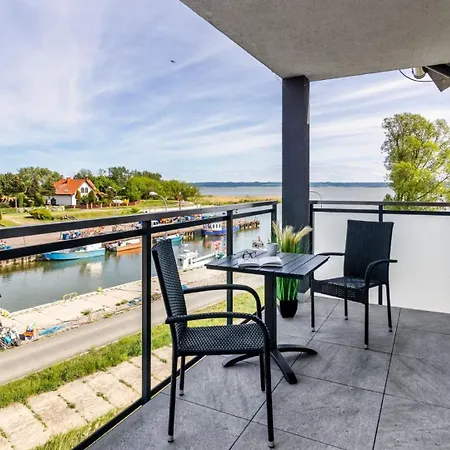 Port Krynica 16 - Premium W Centrum Krynicy Morskiej Z Bezpośrednim Widokiem Na Port I Zalew Wiślany Apartament Krynica Morska