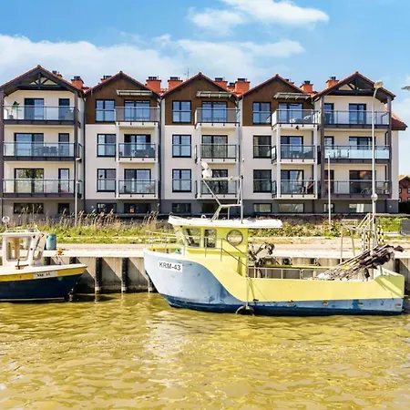 Port Krynica 16 - Premium W Centrum Krynicy Morskiej Z Bezposrednim Widokiem Na Port I Zalew Wislany * 库瑞尼卡慕斯卡
