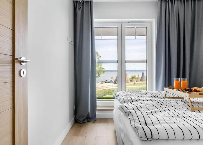 Apartmán Port Krynica 16 - Premium W Centrum Krynicy Morskiej Z Bezposrednim Widokiem Na Port I Zalew Wislany