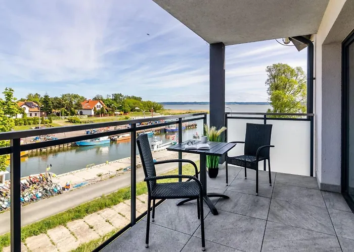 Port Krynica 16 - Premium W Centrum Krynicy Morskiej Z Bezposrednim Widokiem Na Port I Zalew Wislany Apartmán Krynica Morska