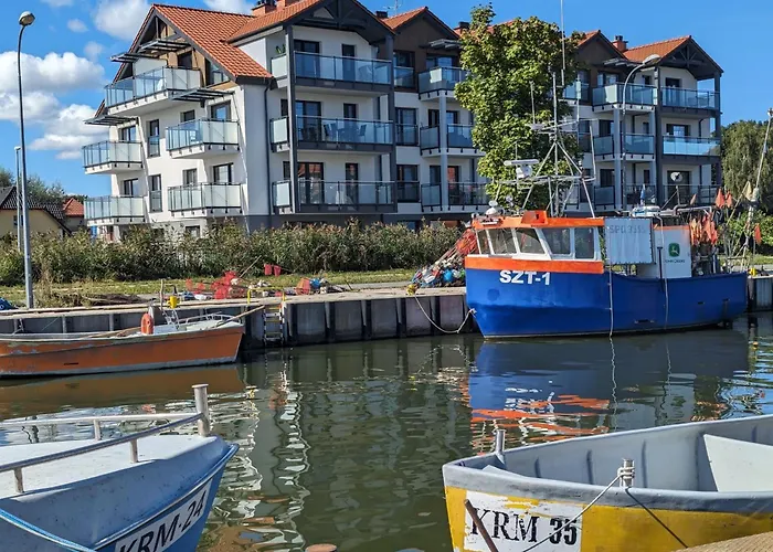 Port Krynica 16 - Premium W Centrum Krynicy Morskiej Z Bezposrednim Widokiem Na Port I Zalew Wislany * Krynica Morska